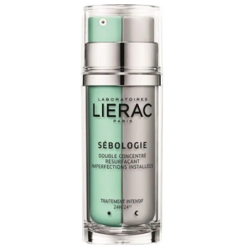 LIERAC Sebologie – dwuetapowy koncentrat na niedoskonałości, 2×15 ml